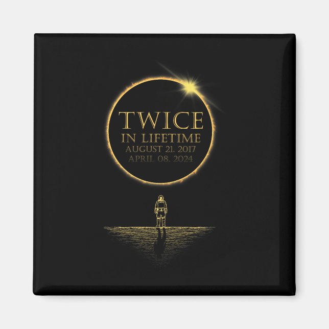 Imán Eclipse 2024 Total 2024 Eclipse solar 2024 040824 (Frente)