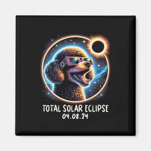 Imán Eclipse Poodle Wearing Gles Mascota Abril 8 2024