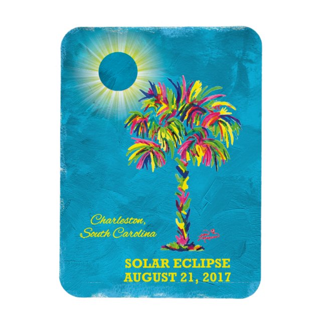 Imán Eclipse solar 2017 (Vertical)