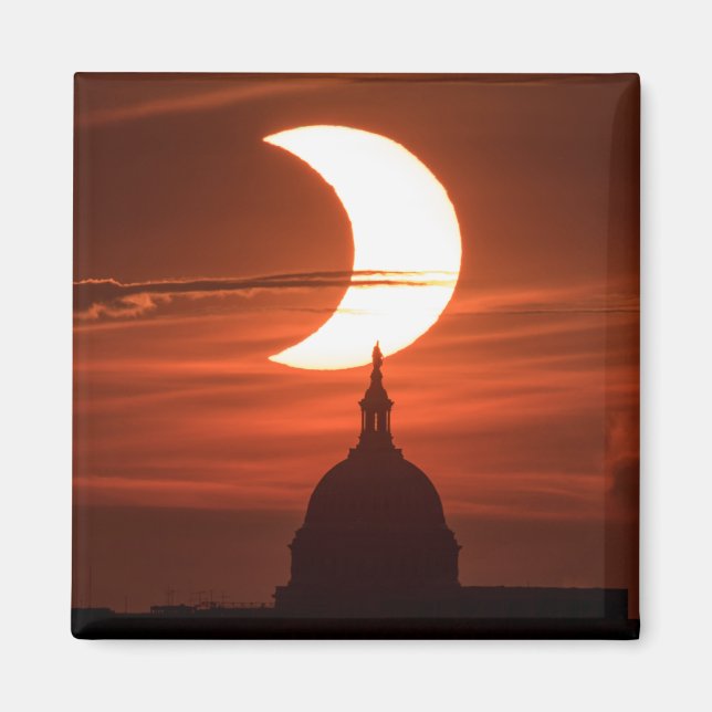 Imán Eclipse solar 2021 (Frente)