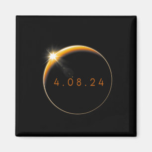 Imán Eclipse solar 2024 040824 Eclipse Mens Mujeres Niñ