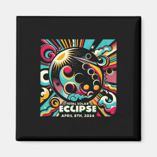 Imán Eclipse solar 2024 04.08.24 Eclipse Mens Womens Ki