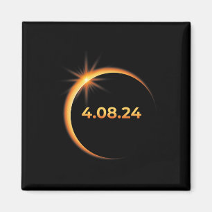 Imán Eclipse solar 2024 América Totalidad 04 08 24 Prim