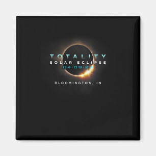 Imán Eclipse Solar 2024 Bloomington En Totalidad 04-08-