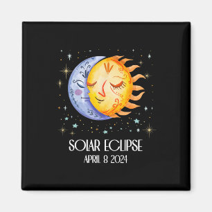 Imán Eclipse Solar 2024 Cute Eclipse Solar Niños Gi