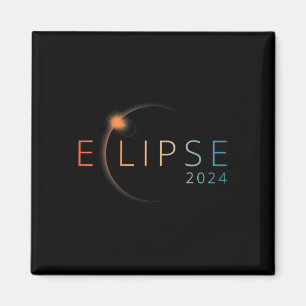 Imán Eclipse solar 2024 Eclipse solar total 4.08.24