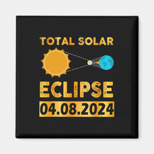 Imán Eclipse solar 2024 Eclipse solar total 4.08.24 7