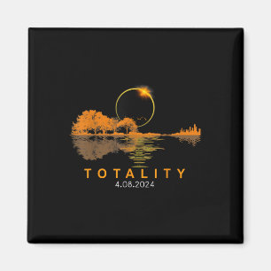 Imán Eclipse solar 2024 Eclipse solar total 4.08.24 Gui
