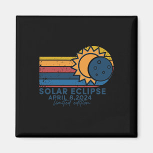 Imán Eclipse solar 2024 Eclipse solar total 8 de abril 