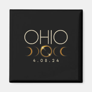 Imán Eclipse solar 2024 Eclipse solar total Ohio