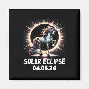 Imán Eclipse solar 2024 Eclipse total 8 de abril 24 Uni