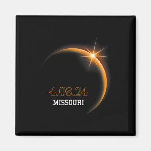 Imán Eclipse solar 2024 Missouri Total Spring 4.08.2