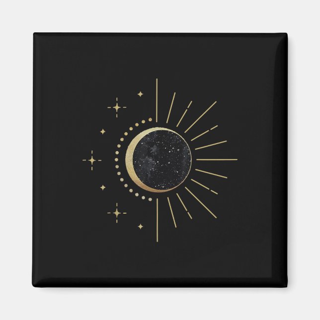 Imán Eclipse Solar 2024 Ruta De La Totalidad Solar Tota (Frente)