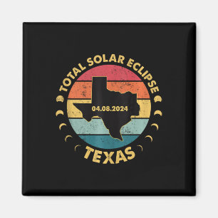 Imán Eclipse solar 2024 Texas Eclipse solar Tank Top