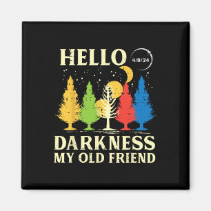 Imán Eclipse solar 2024 Tress Hello Darkness 04.08 Kids