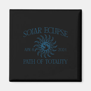 Imán Eclipse Solar 8 De Abril Camino De Hombres Vintage