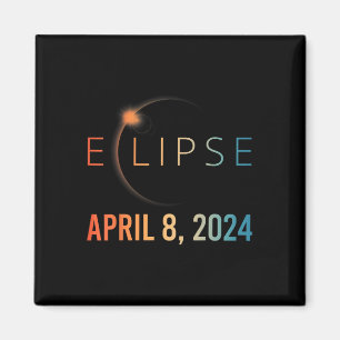 Imán Eclipse solar 8 de abril de 2024 Eclipse solar tot