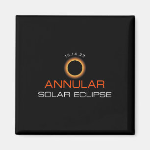 Imán Eclipse solar anual 14 de octubre Astronomía
