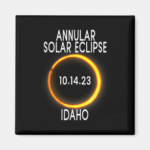 Imán Eclipse solar anual T - Idaho