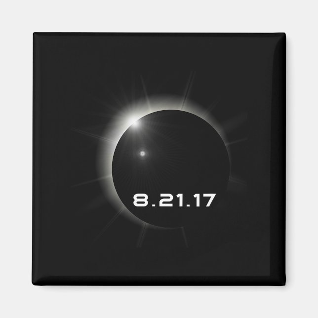 Imán Eclipse solar de 2017 (Frente)