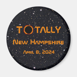 Imán Eclipse solar de New Hampshire 2024