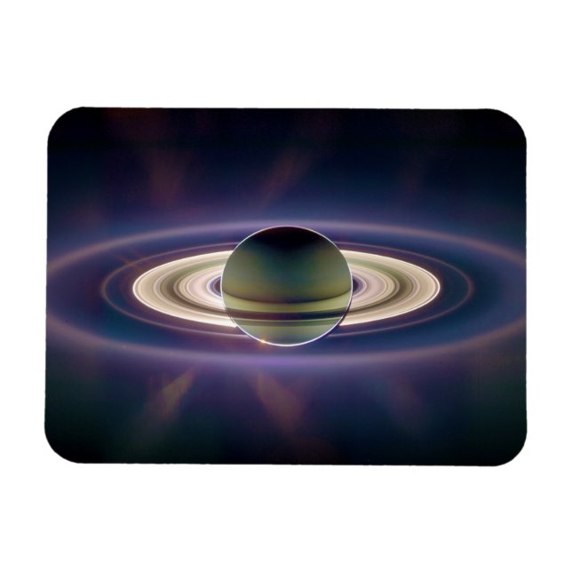 Imán Eclipse solar de Saturno de la nave espacial Cassi (Horizontal)