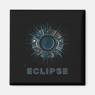Imán Eclipse solar de vintage oficial