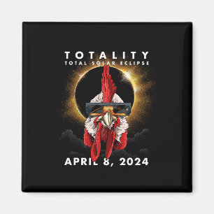 Imán Eclipse solar gallo 2024