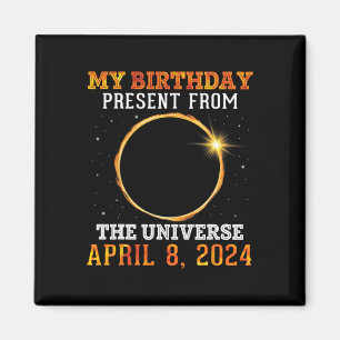 Imán Eclipse Solar Mi Regreso De Cumpleaños De Los Univ
