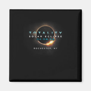 Imán Eclipse solar oficial 2024 Rochester