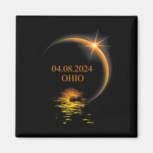 Imán Eclipse solar Ohio Estados Unidos Totalidad 1