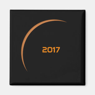 Imán Eclipse solar parcial casi máximo 2017