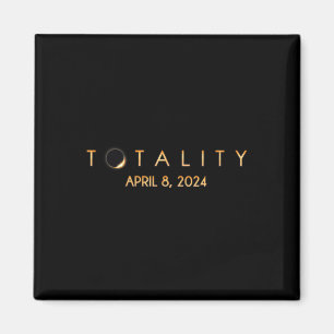 Imán Eclipse solar total 04 08 2024 Totalidad