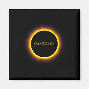 Imán Eclipse solar total 04.08.2024 Totalidad 1