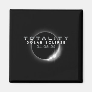 Imán Eclipse solar total 04,08,2024 Totalidad 1