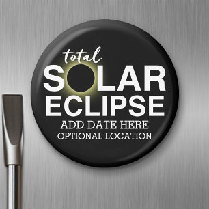 Imán Eclipse solar total 2017 - Fecha y ubicación del 
