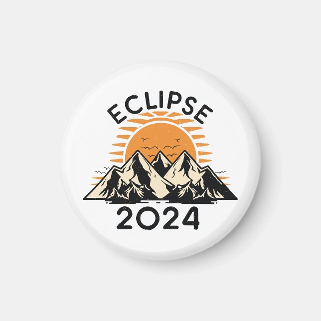 Imán Eclipse solar total 2024 (Frente)