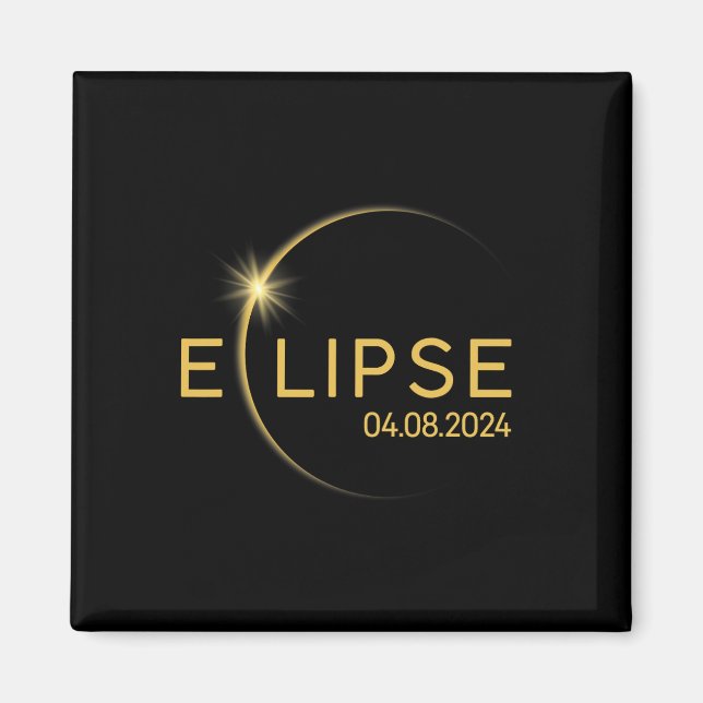 Imán Eclipse solar total 2024 (Frente)