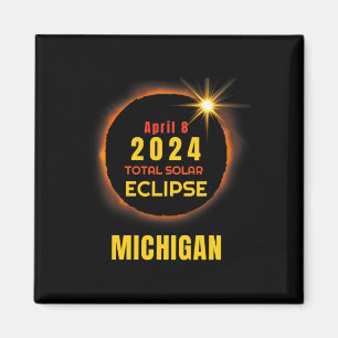 Imán Eclipse solar total 2024 2024 040824