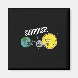 Imán Eclipse solar total 2024 Funny Personalizado Moon