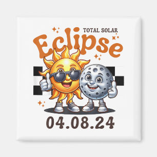 Imán Eclipse Solar Total 2024 Niños Eclipse Solar Cute 