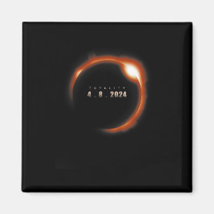 Imán Eclipse solar total 2024 Totalidad De Ee.Uu. Prima