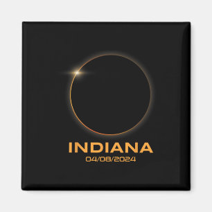 Imán Eclipse solar total 2024 Totalidad Indiana