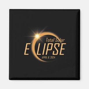Imán Eclipse solar total 8 de abril de 2024 Astronoma t