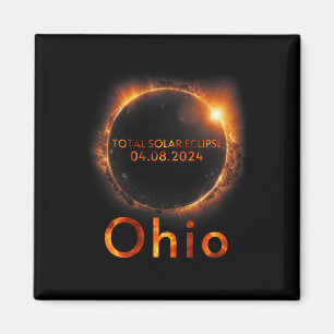 Imán Eclipse solar total 8 de abril de 2024 Ohio Solar 