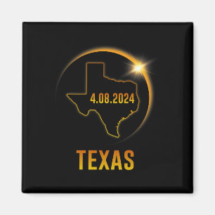 Imán Eclipse solar total 8 de abril de 2024 Texas