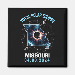 Imán Eclipse solar total 8 de abril de 2024 Totalidad d