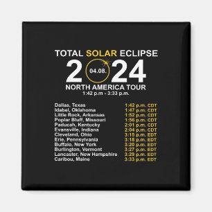 Imán Eclipse Solar Total 8 De Abril Ruta Del Eclipse