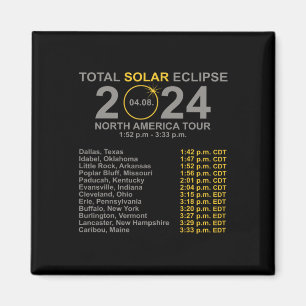 Imán Eclipse Solar Total 8 De Abril Ruta Del Eclipse