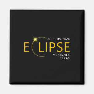 Imán Eclipse solar total abril 08 2024 Mckinney Texas T
